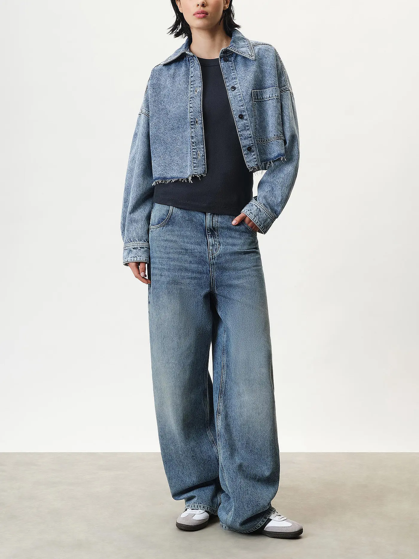 DRYKORN | Jeansjacke Cropped Fit DANU | 